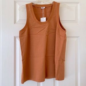 Uniqlo x Christophe Lemaire U Sleeveless Blouse - Rayon Shirt Tank Top